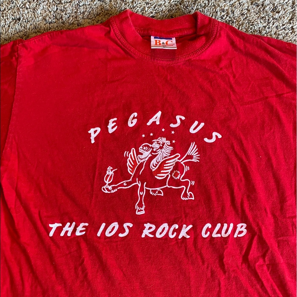 Vintage Ios Island Greece Pegasus Bar Club tshirt